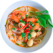 Spicy seasoned seafood noodles